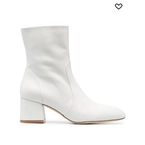Stuart Weitzman white gogo boots booties. 60MM boots
